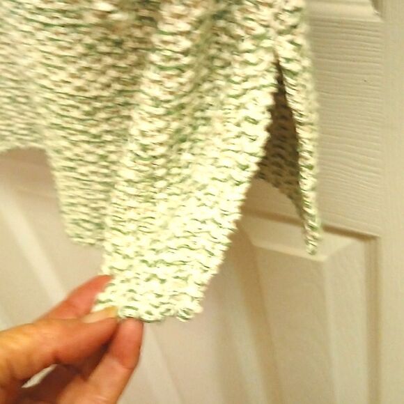 ❄️AVON STYLE, Collared,  Chunky Pullover Sweater Long Sleeves  M/L Lt. Green - Picture 5 of 9